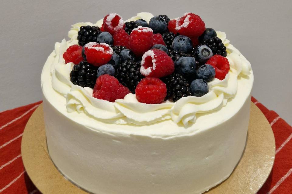 Tarta frutos rojos