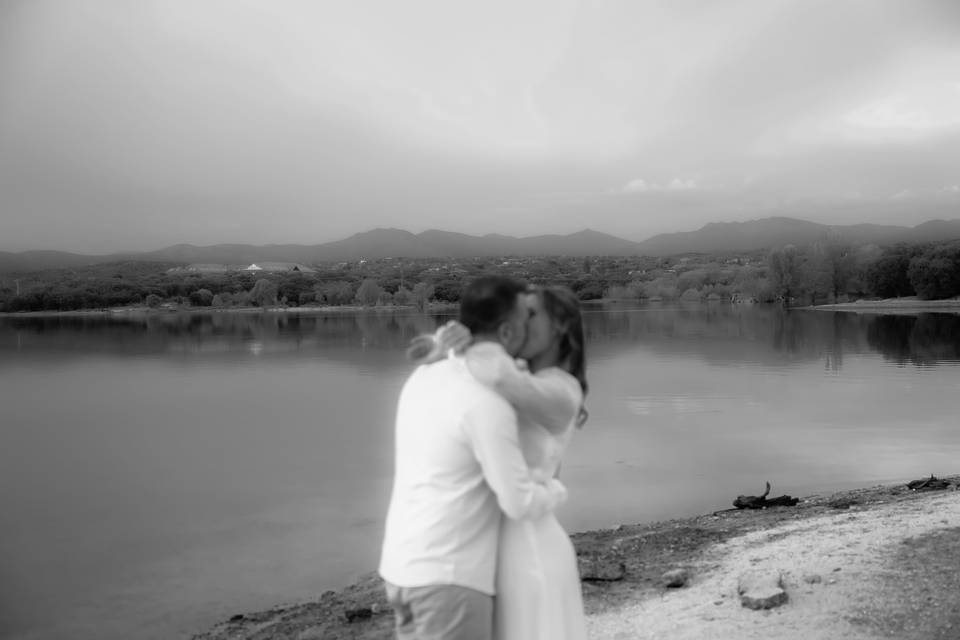 Embalse b&w
