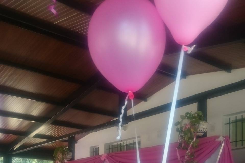 Decoración con globos