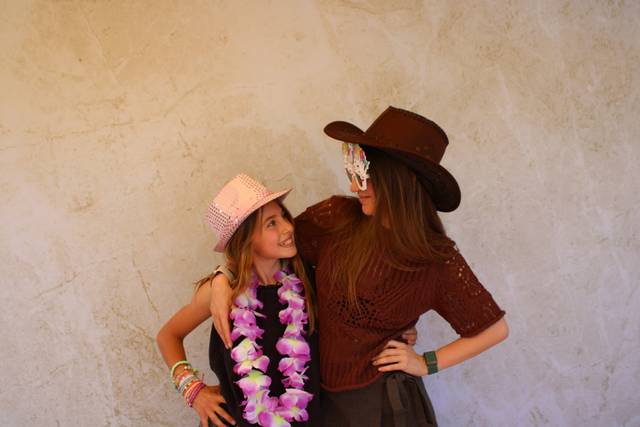 Foto con lona