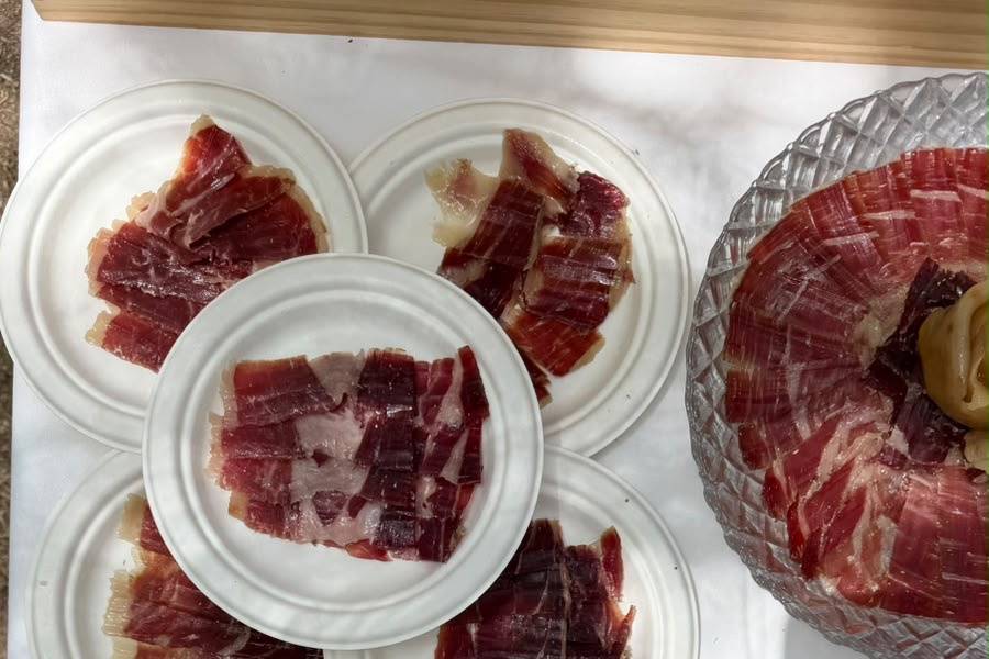 Platos boda en casa rural