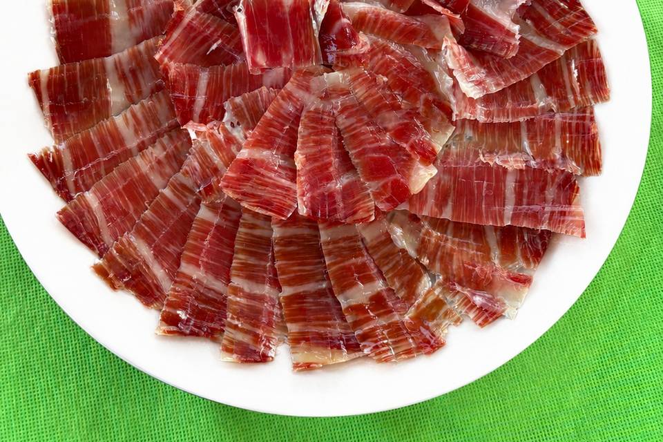 Plato de jamón