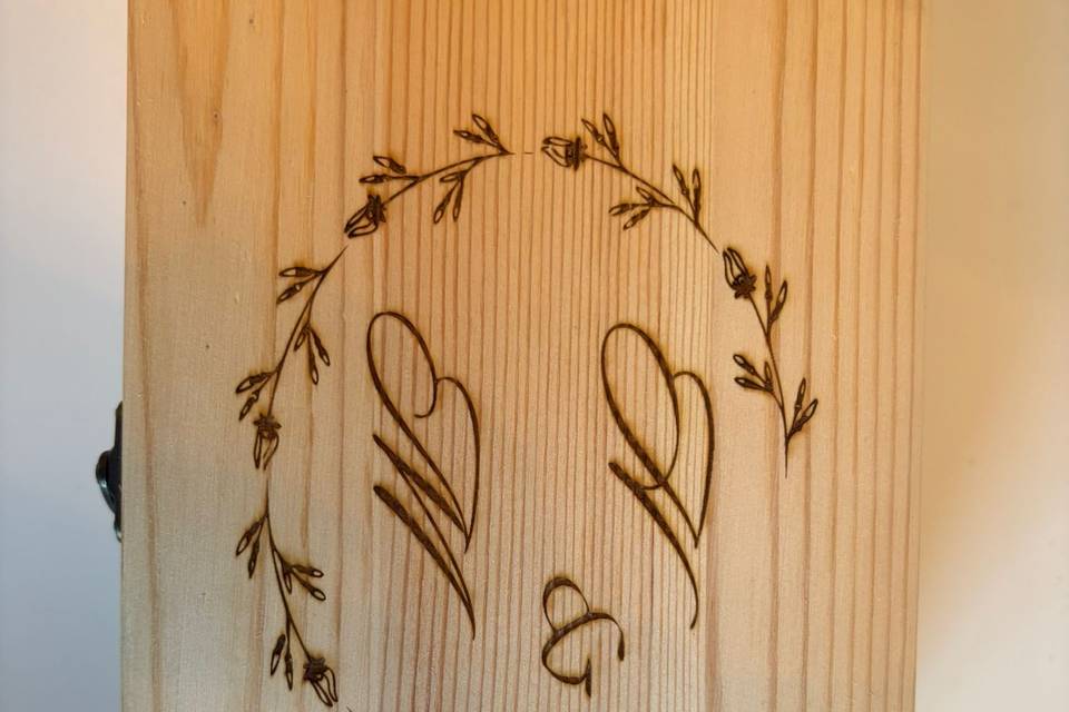 Caja boda personalizada