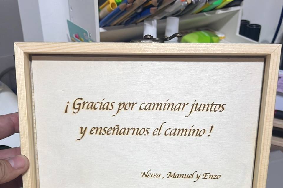 Cajar dedicadas boda