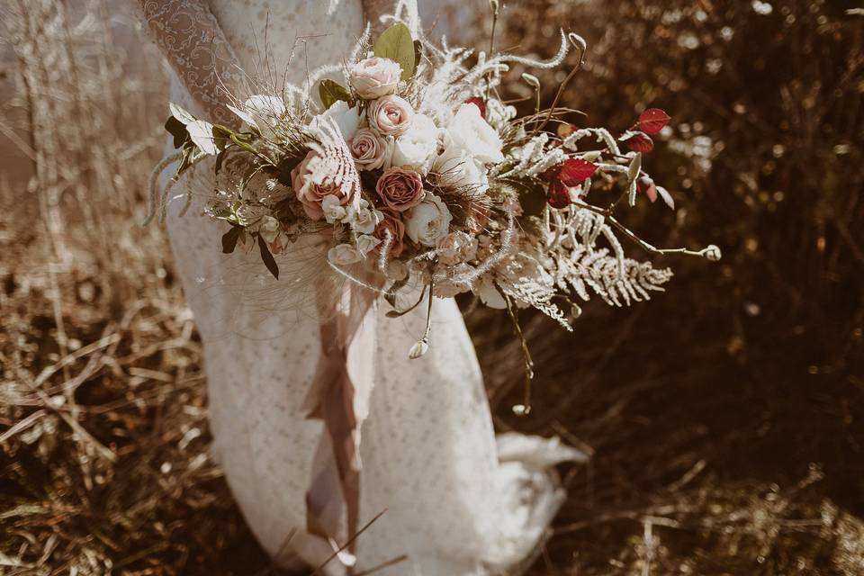 Ramo de flores de novia