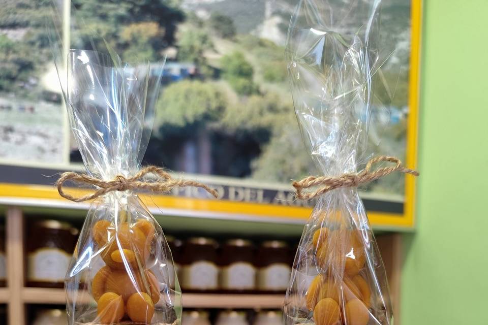 Tarritos miel + vela