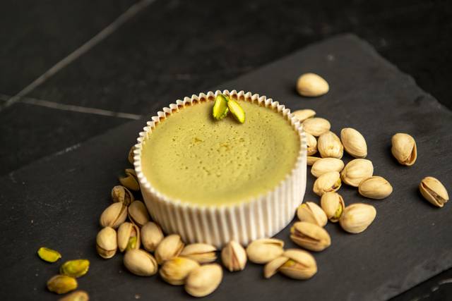 Tarta de Queso con Pistachos