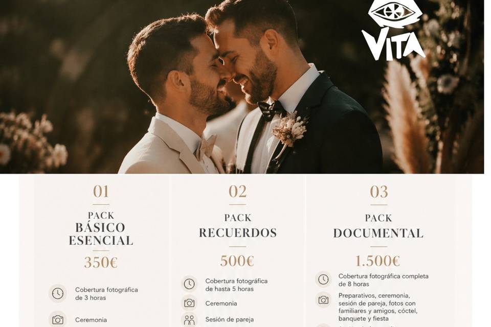 Servicios descritos en packs