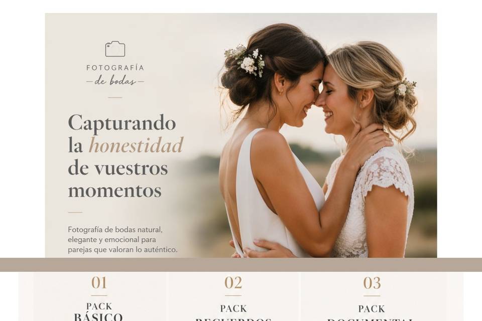 Servicios descritos en packs