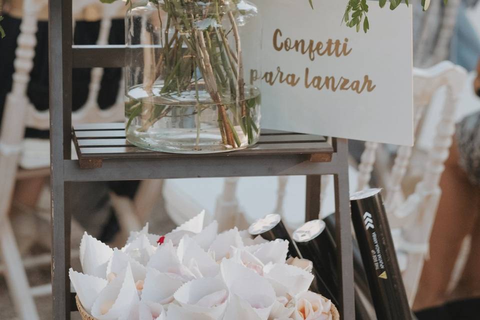 Detalles ceremonia