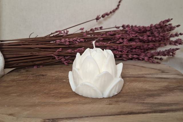 Vela Flor de Loto