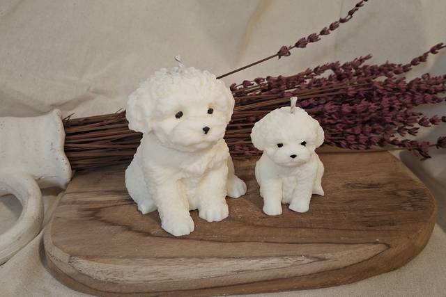 Velas Perros 2 Tamaños