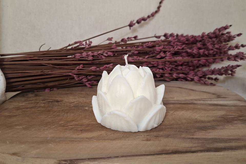 Vela Flor de Loto