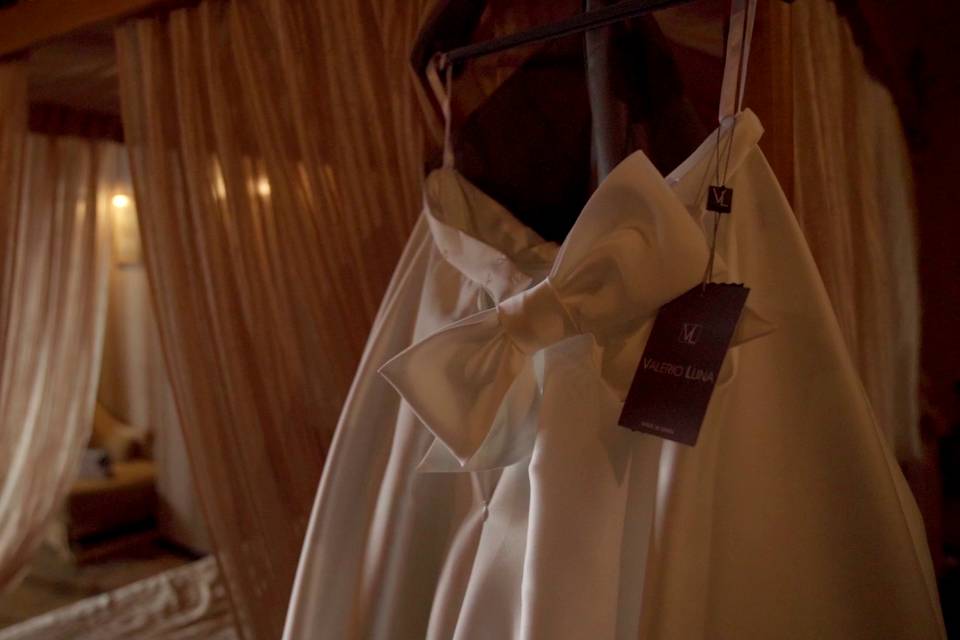 Vestido de novia.