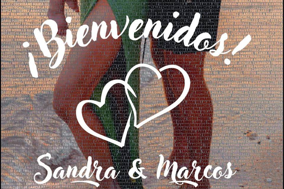 Cartel entrada a boda