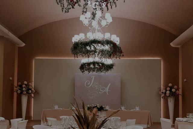Decoración salón de bodas