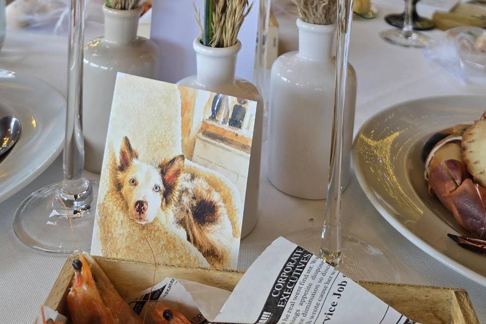 Decoración velas flotantes