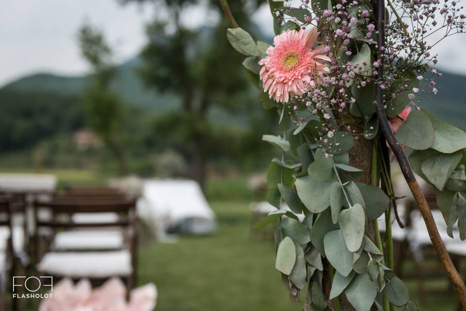 Ceremonia en el jardín