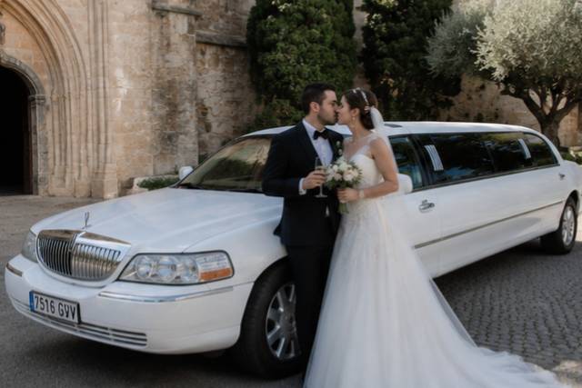 Pareja de novios recién casado