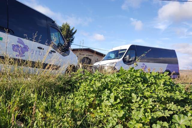 Autobuses a la espera
