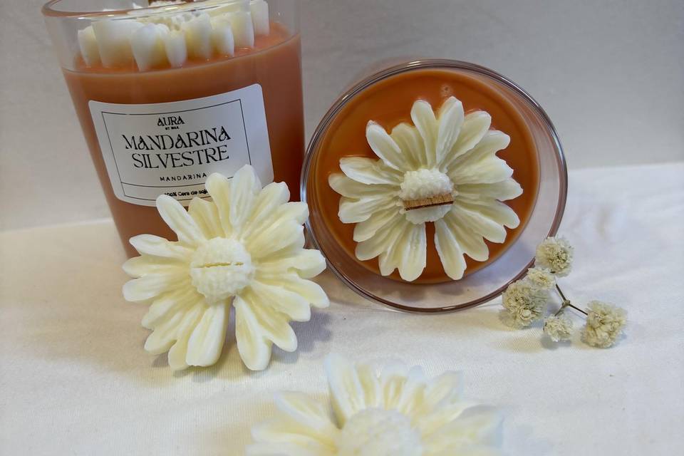 Vela de mandarina