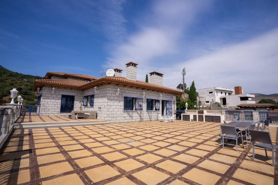 Terraza para el banquete