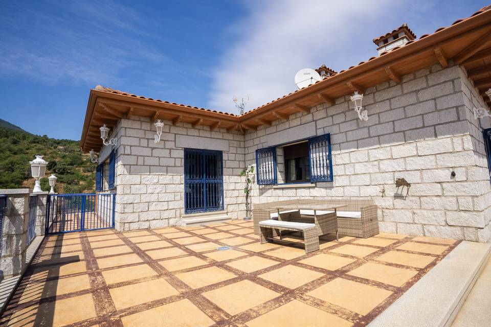 Terraza para el banquete