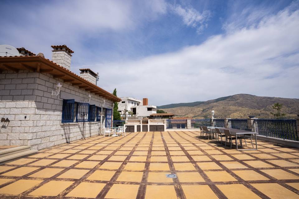 Terraza para el banquete