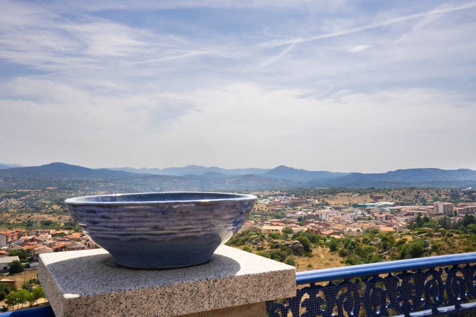 Terraza para el banquete
