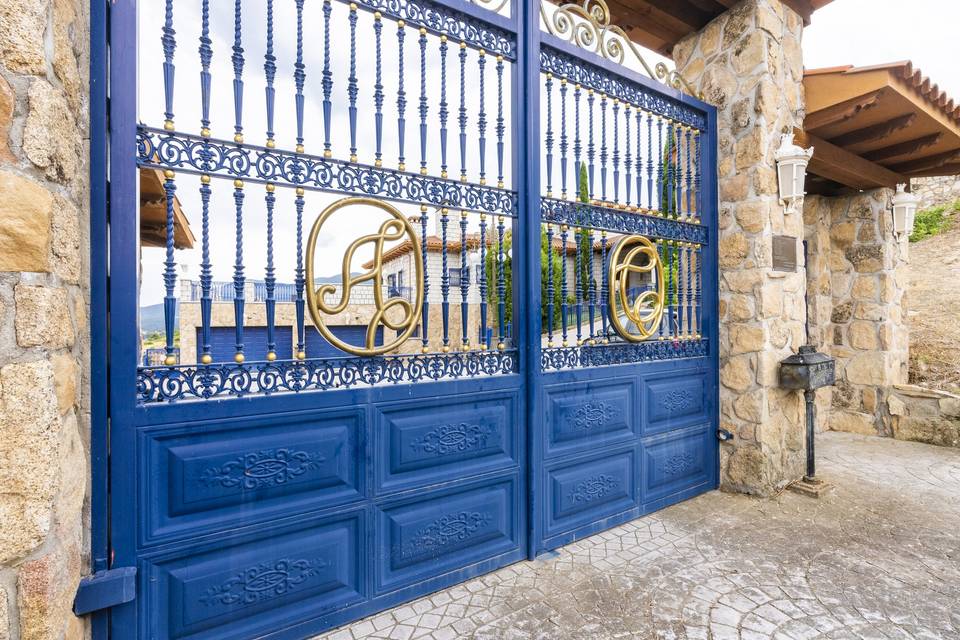 Entrada a la finca