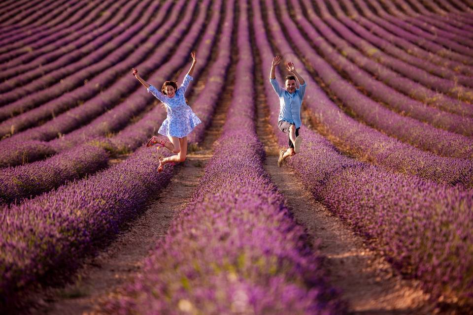 Preboda con lavanda