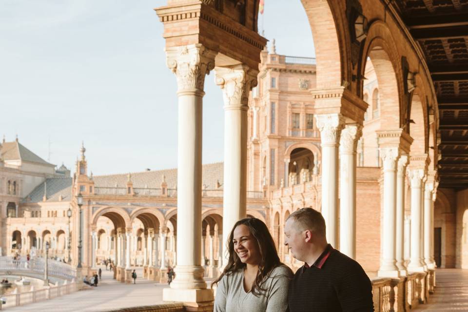 J+B sesión pareja en Sevilla