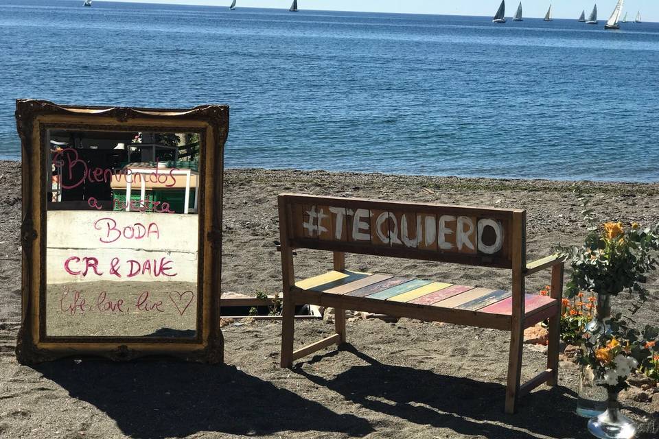 Boda en la playa