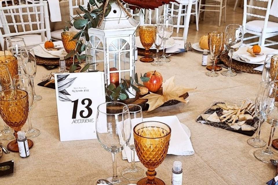 Diseño de mesas de invitados