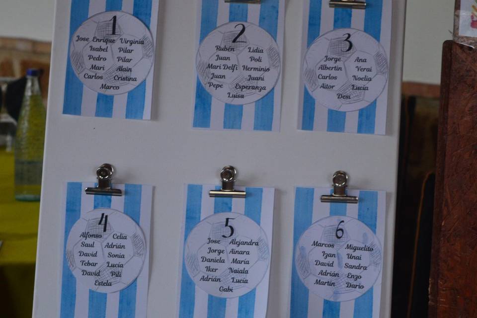 Seating plan