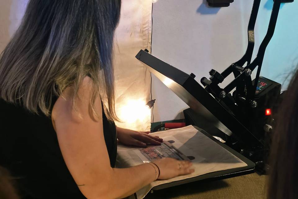 Estampado en directo