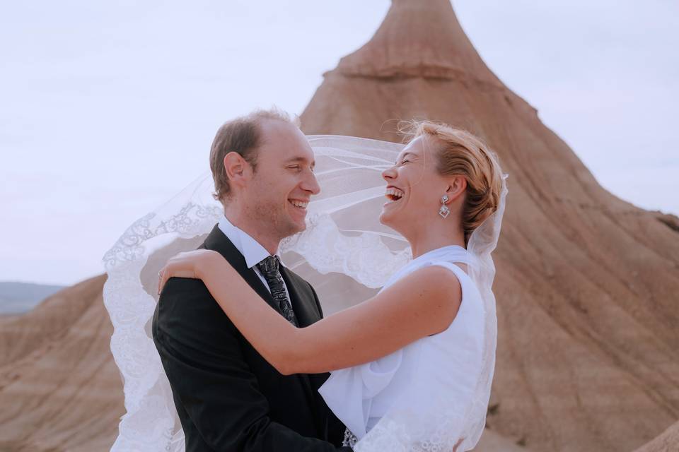 Postboda en Bardenas Reales