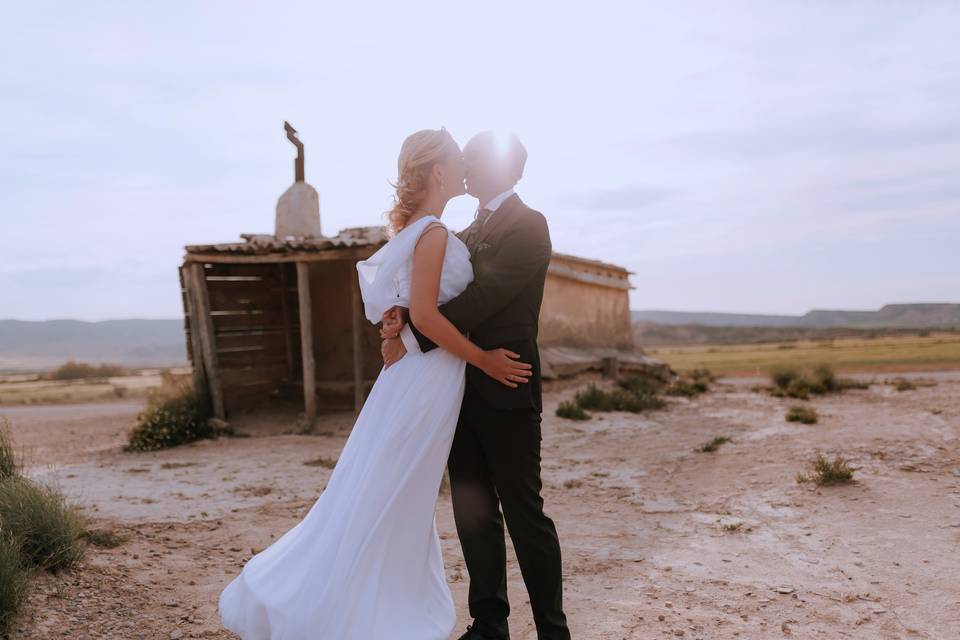 Postboda en Bardenas Reales