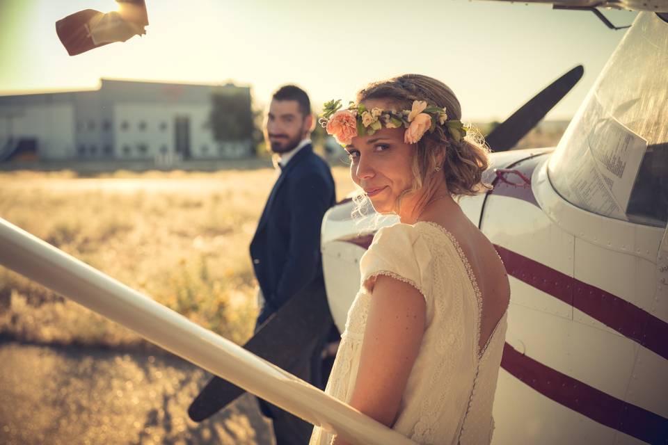 Boda en Aerodromo