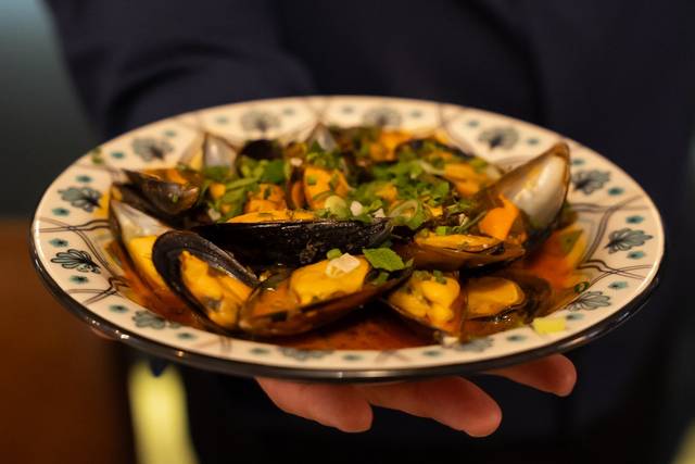 Mejillones al curry