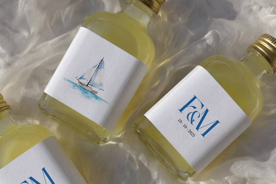 Limoncello personalizado