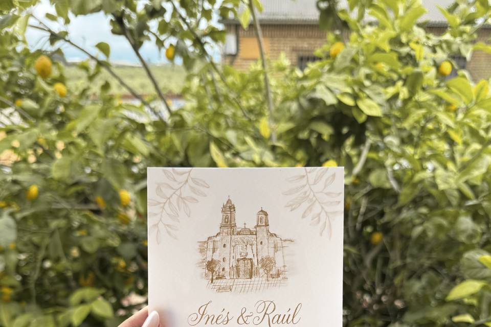 Invitaciones para Inés & Raúl