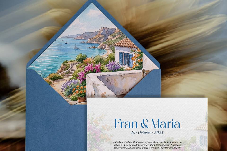 Invitaciones para Fran & María