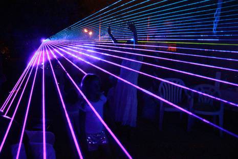 Laser show espectacular