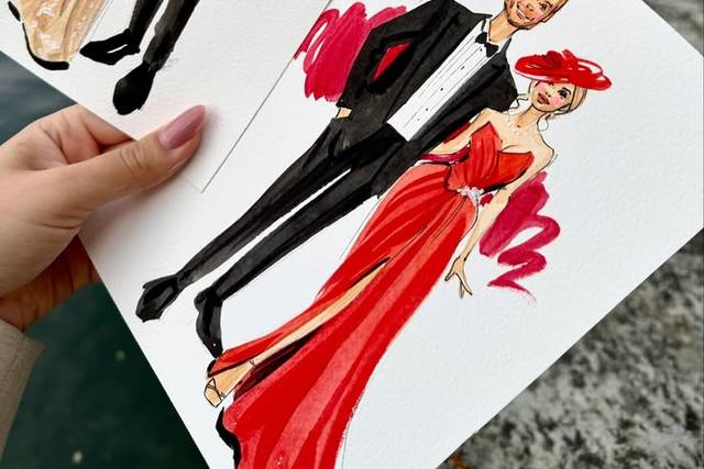 Ilustración de invitados