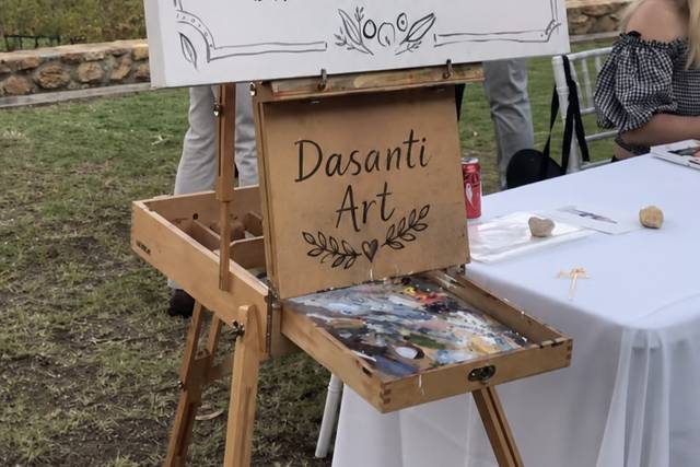 Live guest portraits