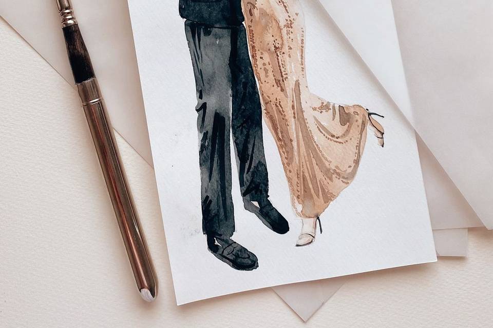 Ilustración de amigos