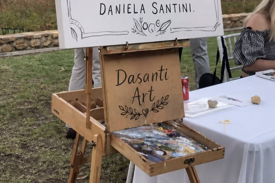 Live guest portraits