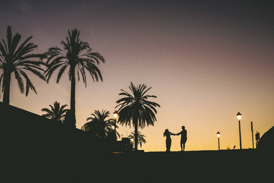 Ceremonia al atardecer