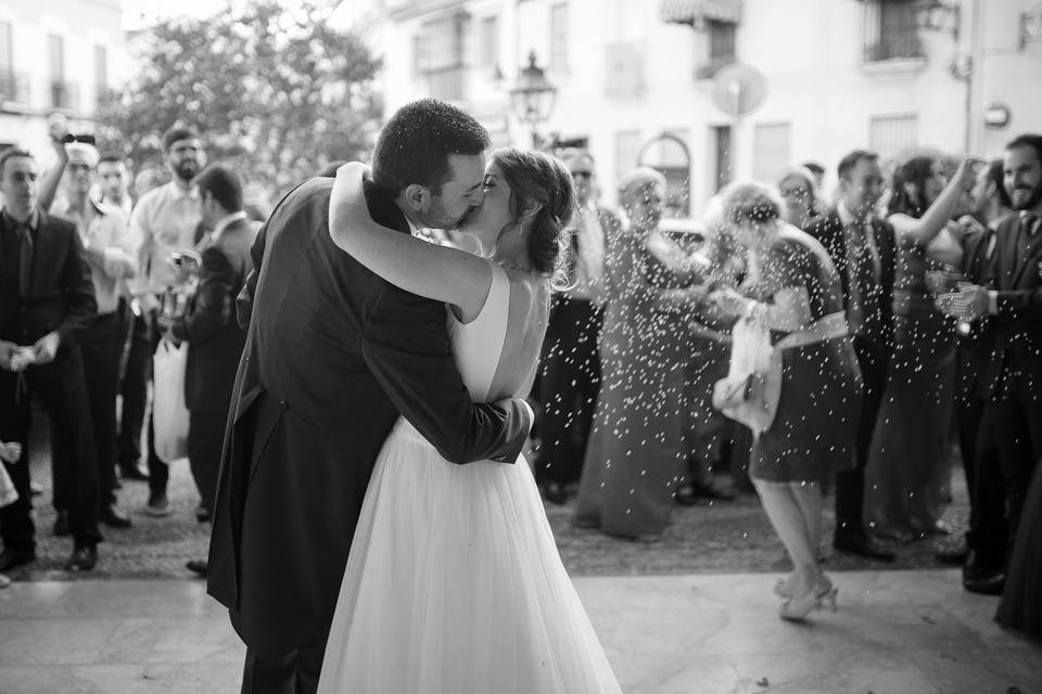 Primer Beso de casados